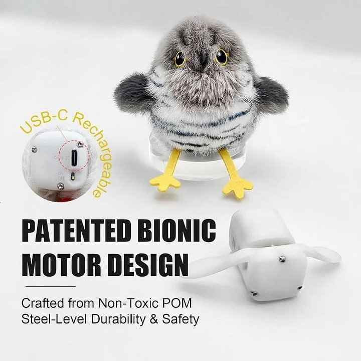 🔥Last day for 50% off-Rechargeable Flapping Bird Cat Toy