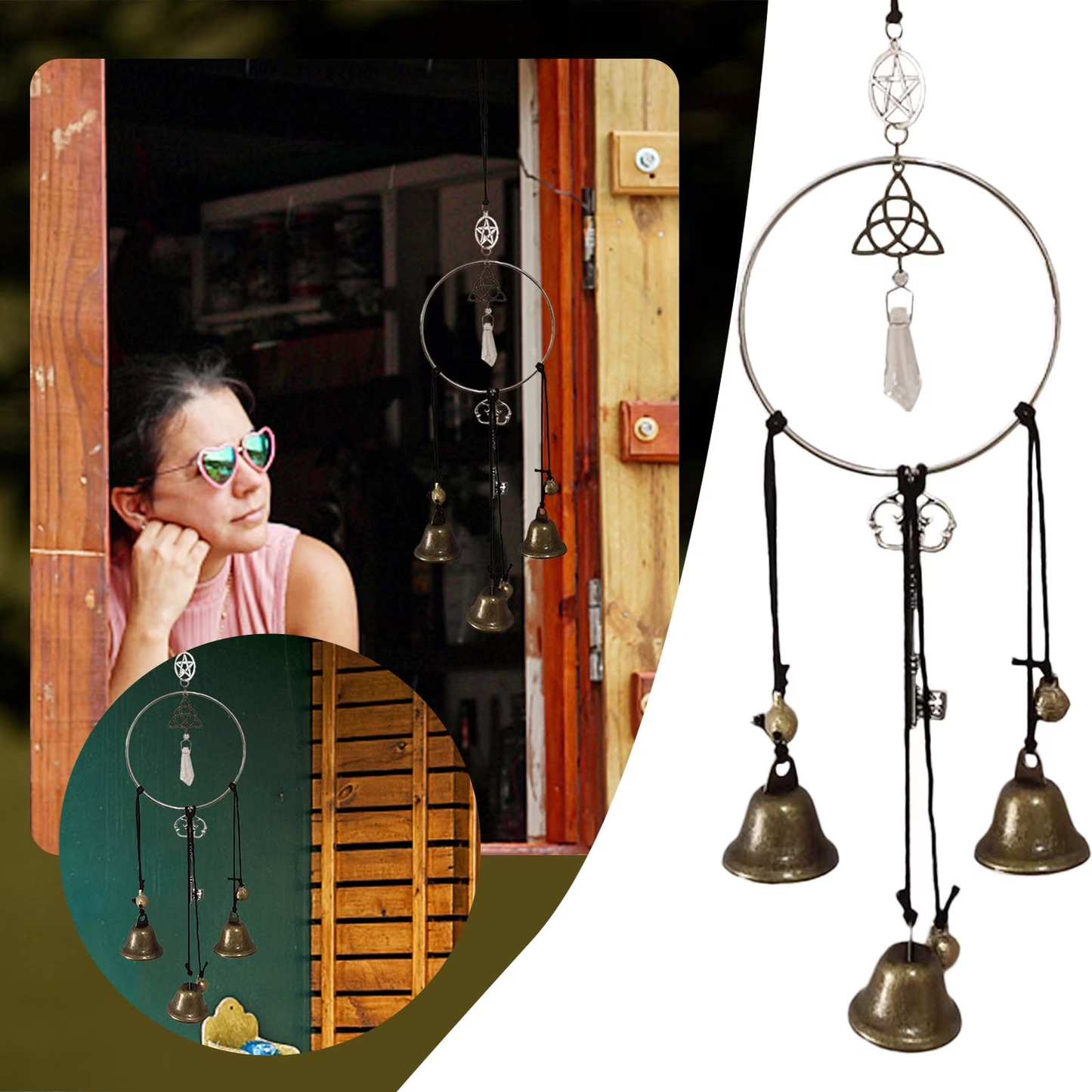 🧙♀️🔔Handmade Witch Bells for Home Protection