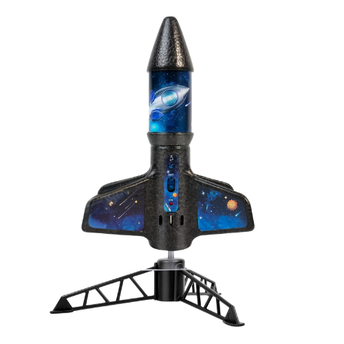 Yuletide Flame Spinning Rocket Toy
