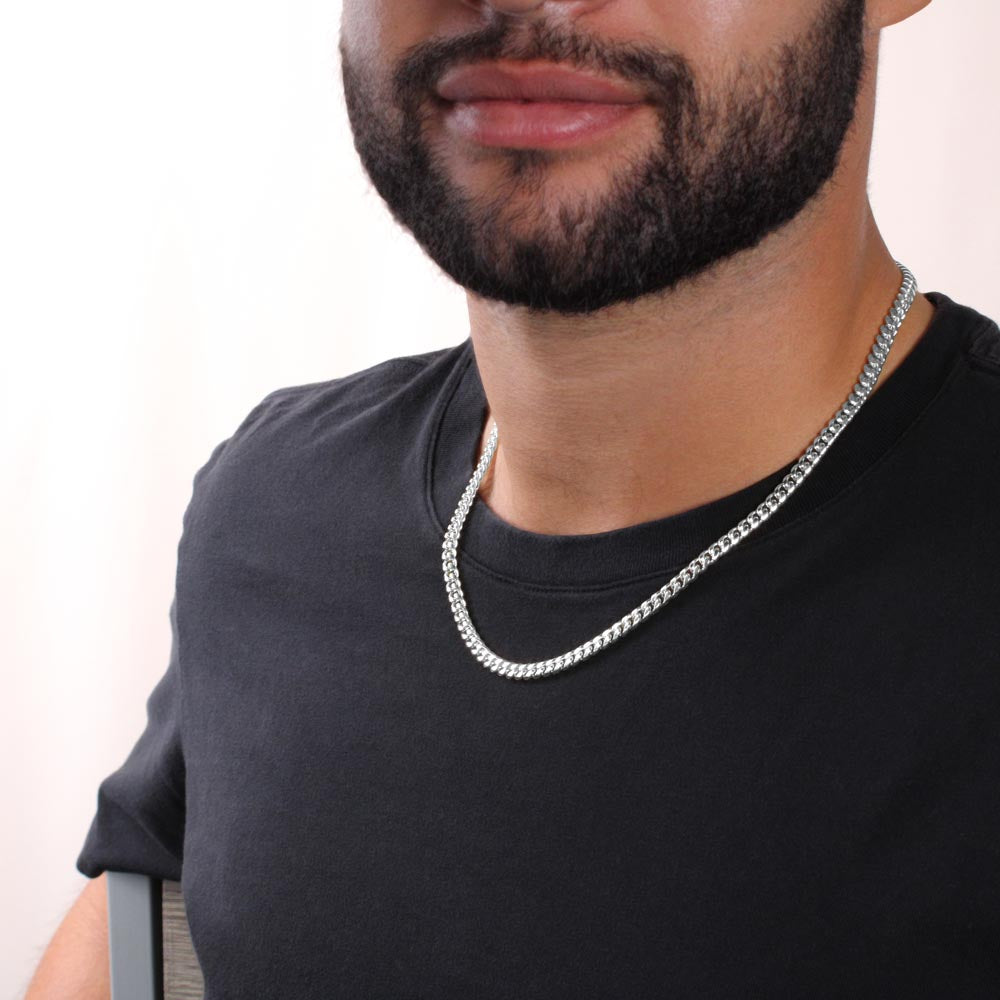 DogFather - Never Take Sides To My Dad - Cuban Chain Link Necklace