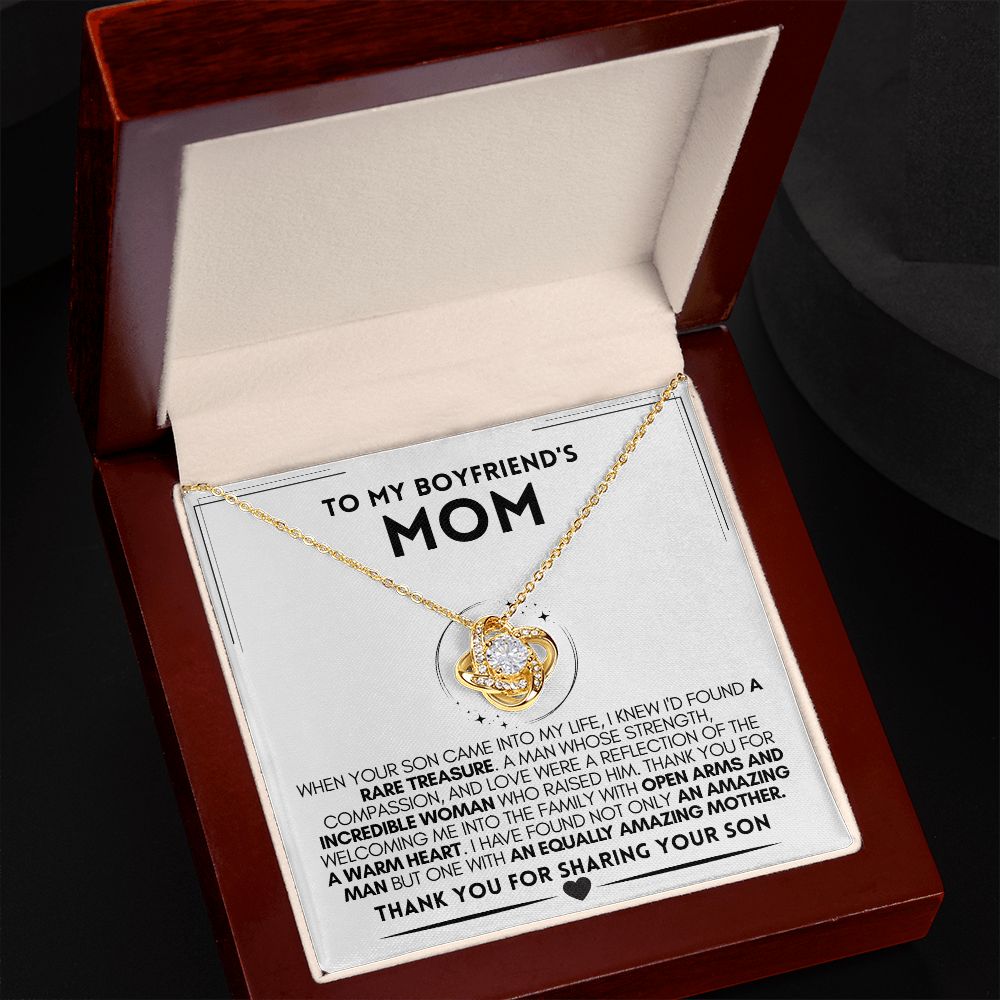 Boyfriend's Mom Necklace - Rare Treasure - Love Knot