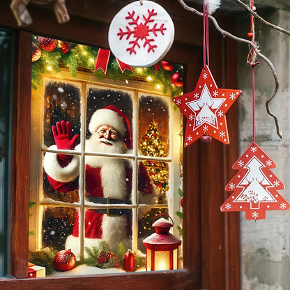 🎉🎉Happy Christmas Door Banner(35.4x70.8in)