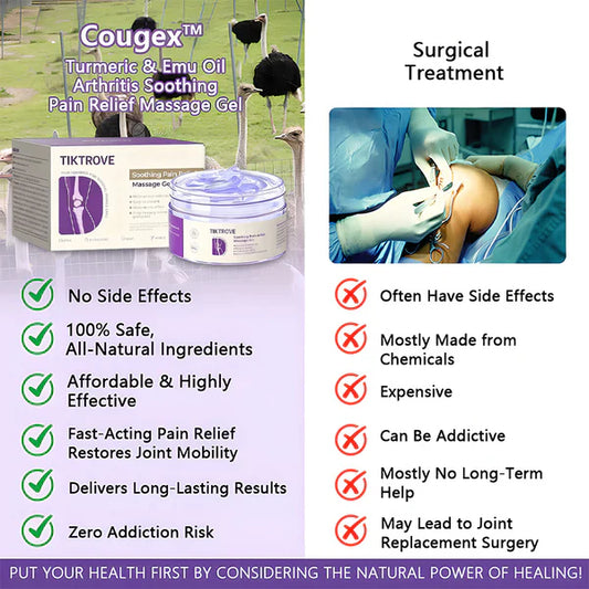 Emu Oil Pain Gel – 🏥Backed by US Osteopathic Experts