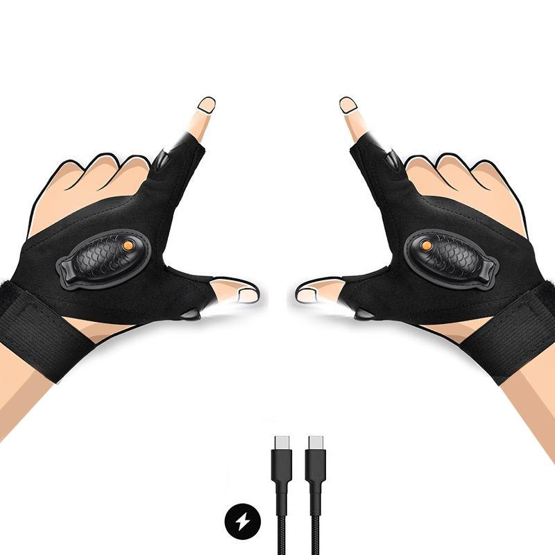 LED Light Fishing Gloves – Lightweight & Breathable
