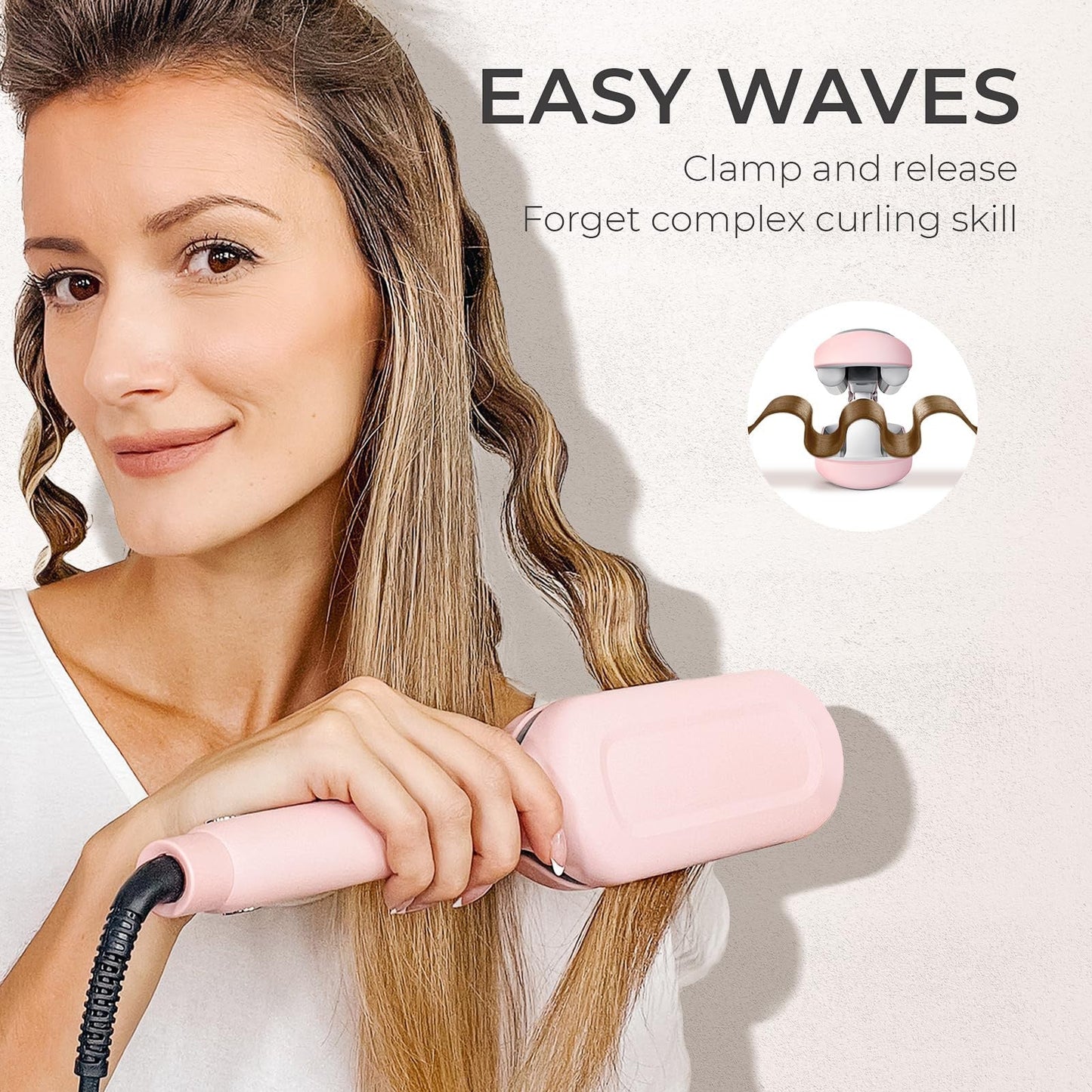 3-Barrel Curling Iron for Beach Waves
