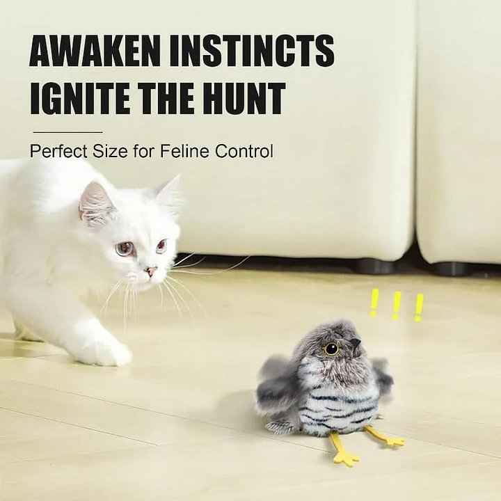 🔥Last day for 50% off-Rechargeable Flapping Bird Cat Toy