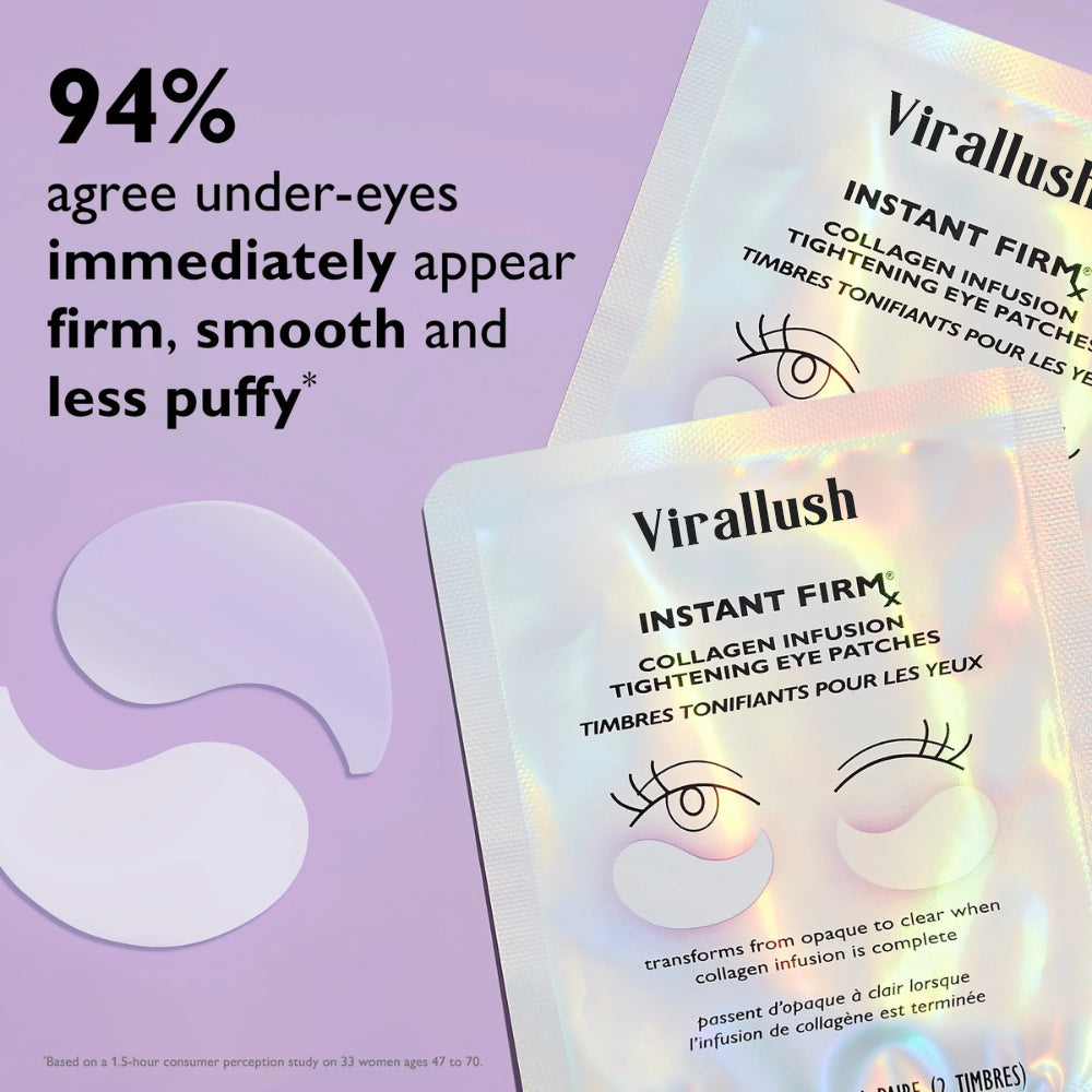 Viralluxe Instant FirmX Collagen Eye Patches