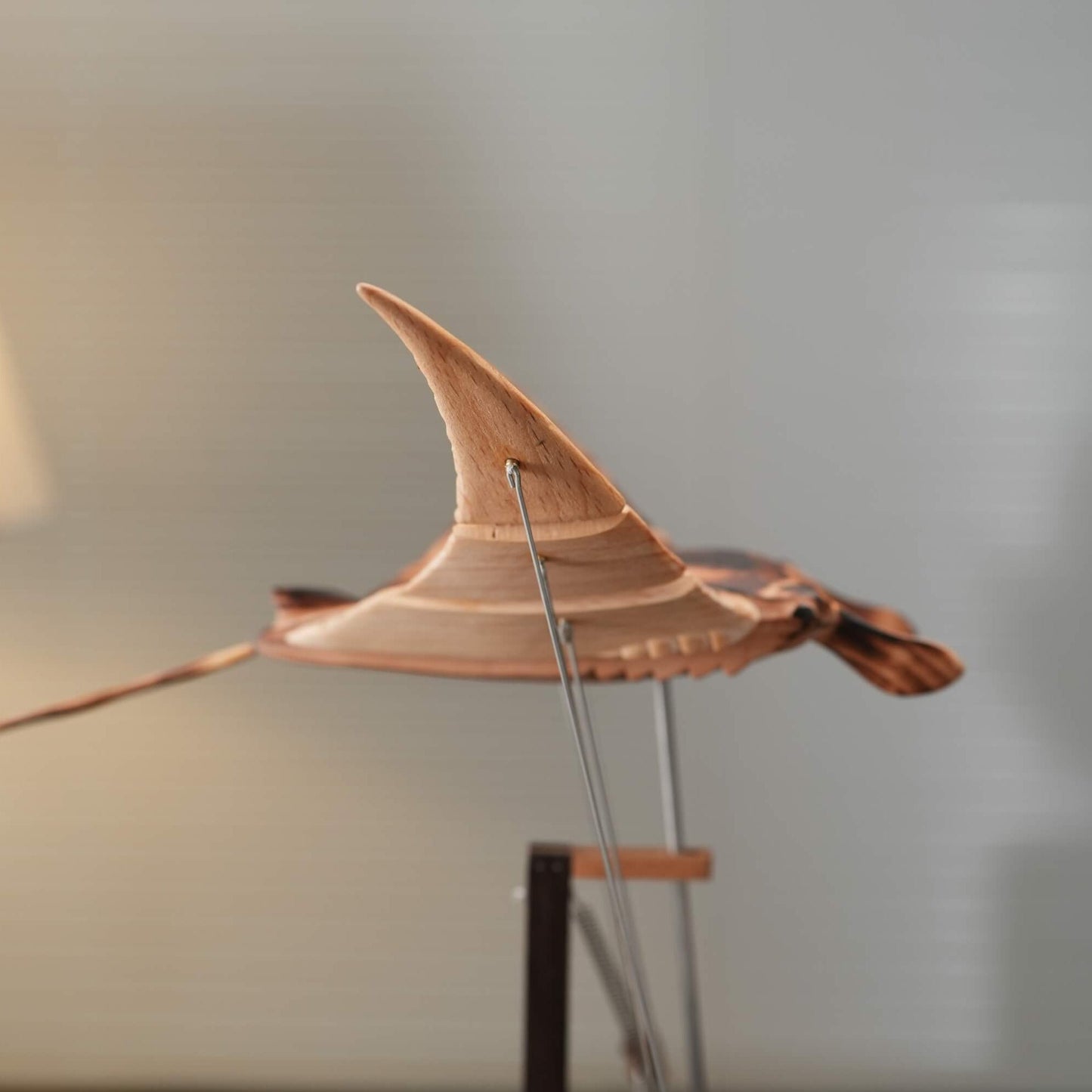 Wooden Manta Ray Automaton