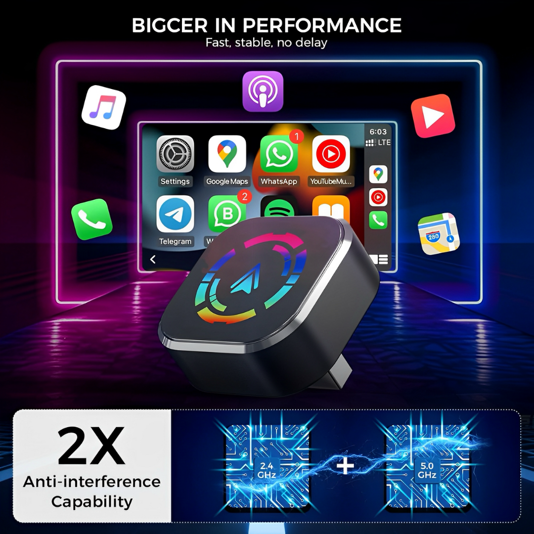 2026 Wireless CarPlay Adapter for iPhone/Android