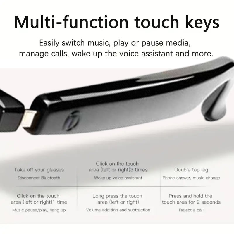 🔥 AI Interpretation Smart Glasses🕶️164-Language Translation, Photochromic Lenses, AI Chat & Hands-Free Audio