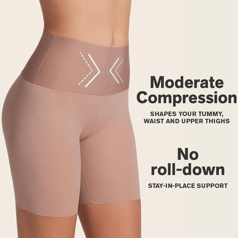 Women's Seamless High Waisted Tummy Tuck Shorts