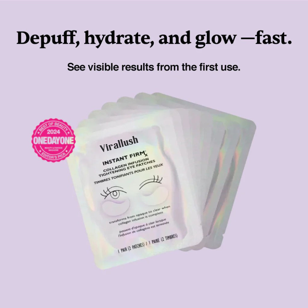 Viralluxe Instant FirmX Collagen Eye Patches