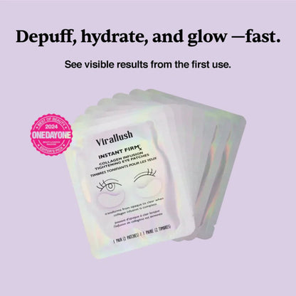 Viralluxe Instant FirmX Collagen Eye Patches