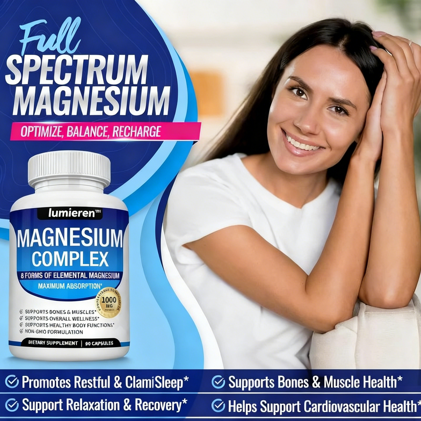 Lumiieren™ Magnesium Complex – 8 Essential Magnesium Forms