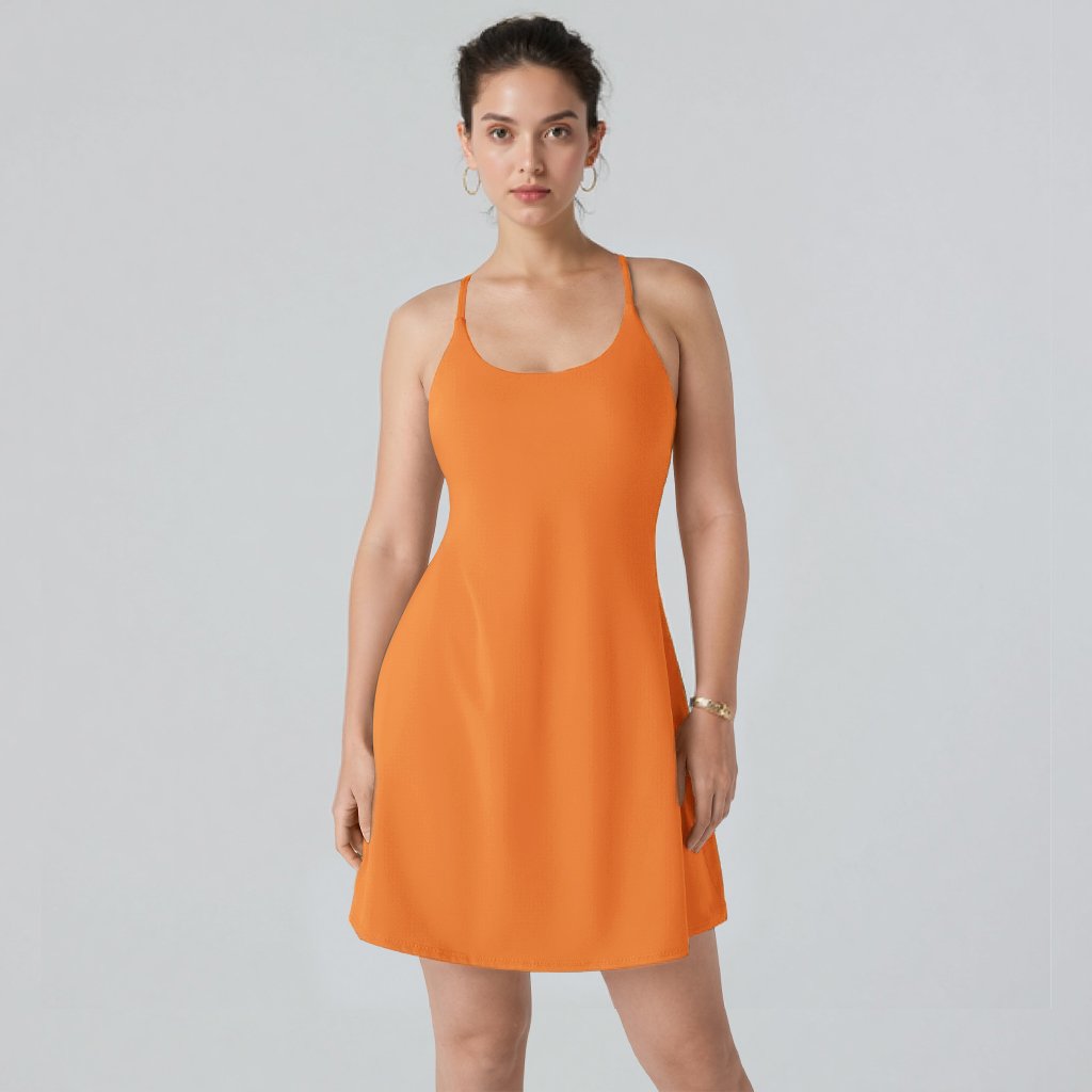 🔥Last Day! 49% OFF – Tummy Control Backless Dress for Active Days