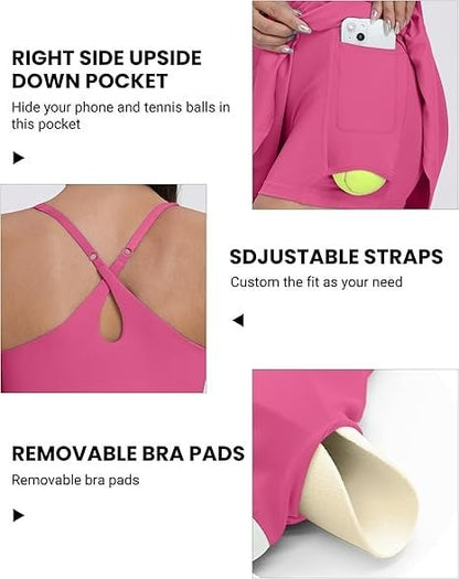 🔥Last Day! 49% OFF – Tummy Control Backless Dress for Active Days