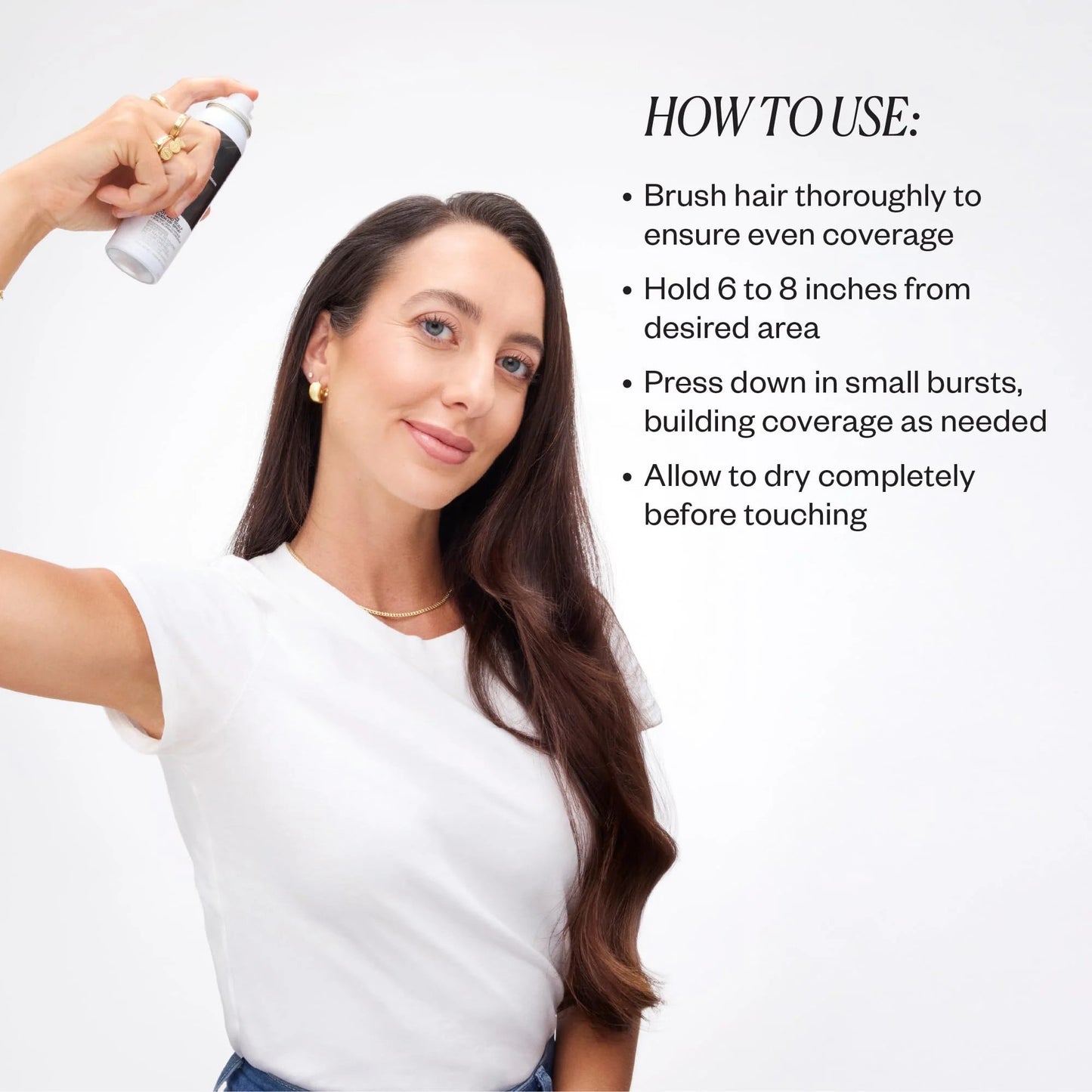 ✨Never Miss Root and Scalp Touch-Up Spray🧴Gray Hair Remover Spray