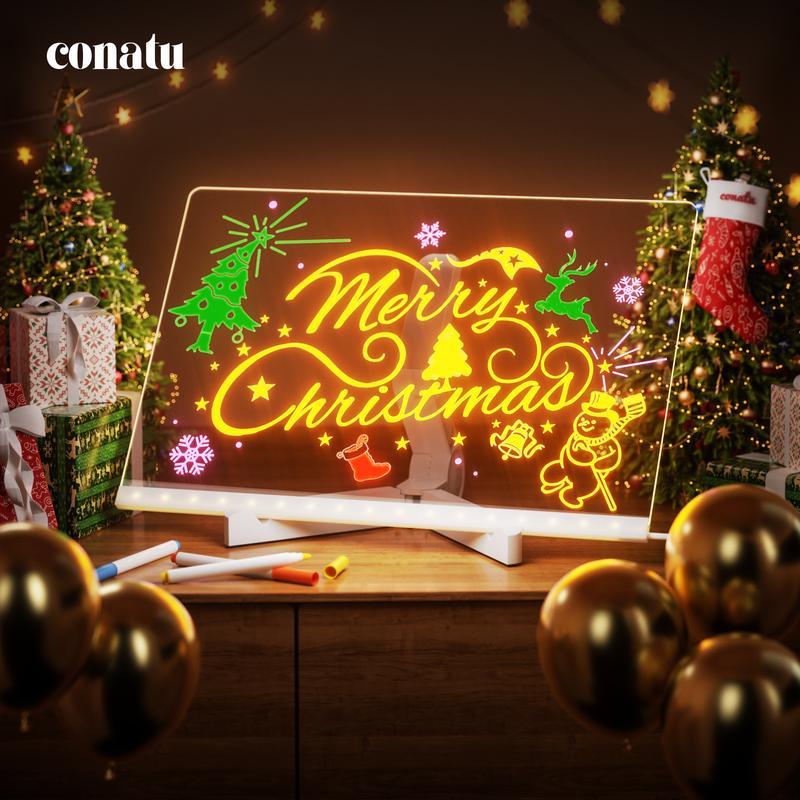 🎄Christmas Hot Sale 49% OFF -  LED Note Board with Colored Pens