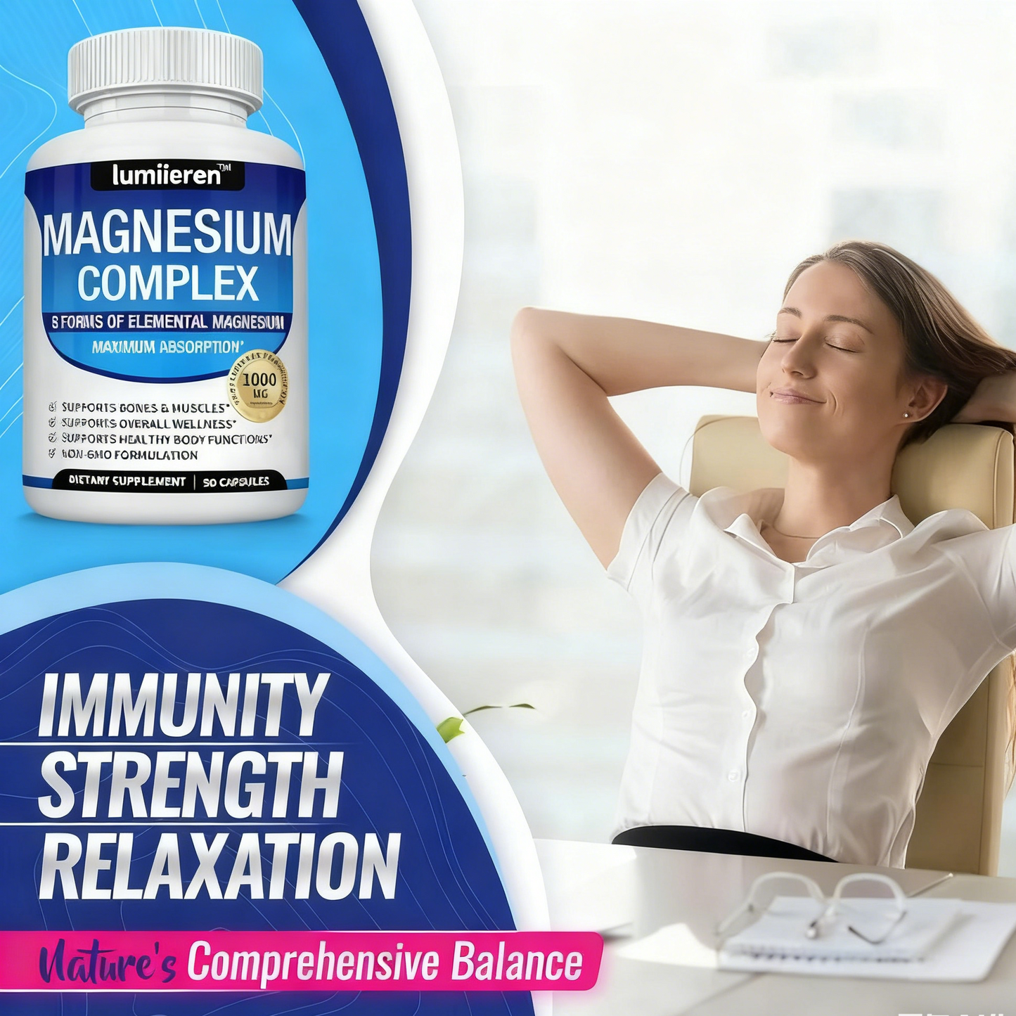 Lumiieren™ Magnesium Complex – 8 Essential Magnesium Forms