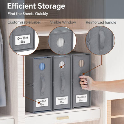 🔥LAST DAY 50% OFF -[Chirstmas Gift Box]Extra Large Foldable Bed Sheet Storage Box