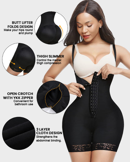 Tummy Control Butt Lifter Bodysuit BBL Fajas
