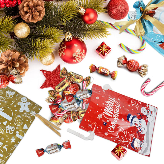 🎄60-piece Gift Bag & Tags Set