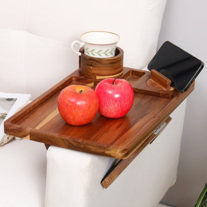 3-in-1 Couch Cup Holder Tray – The Ultimate Sofa Armrest Organizer