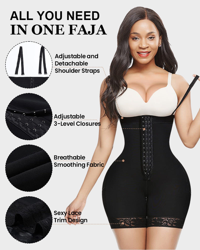 Tummy Control Butt Lifter Bodysuit BBL Fajas