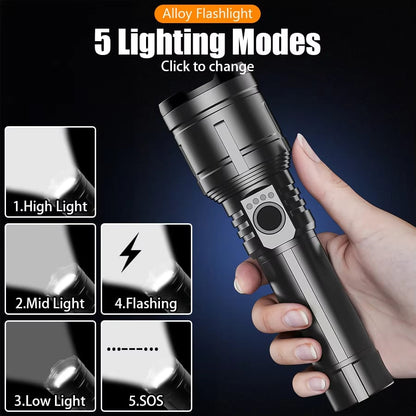 Super Bright Rechargeable LED Flashlights
