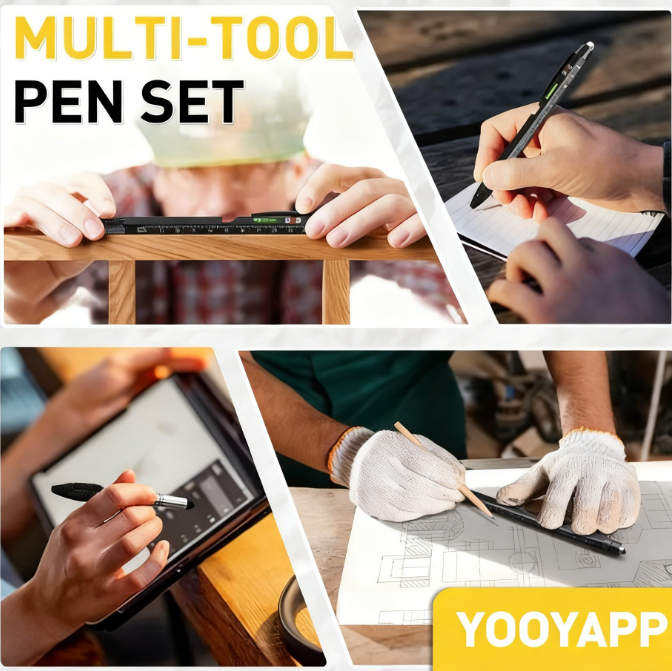 Christmas Gifts for Men & Women,9 in 1 Multitool Pen,Cool Gadgets
