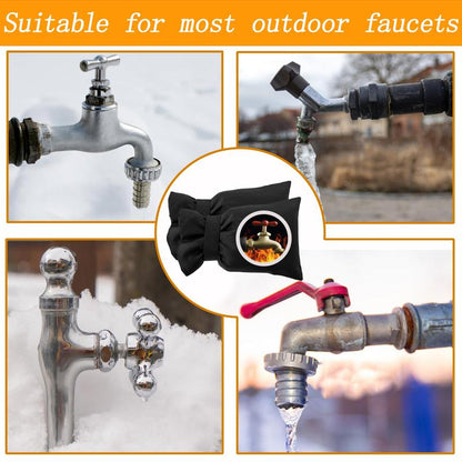 4 Pack Outdoor Faucet Covers for Winter Freeze Protection