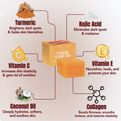 Turmeric & Kojic Acid - Skin Brightening Soap