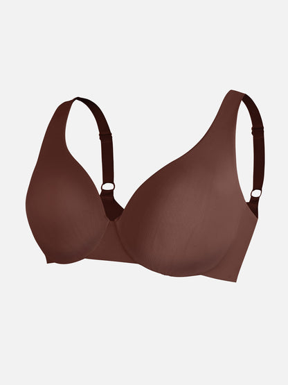 Underwire Adjustable Deep V-neck Bra
