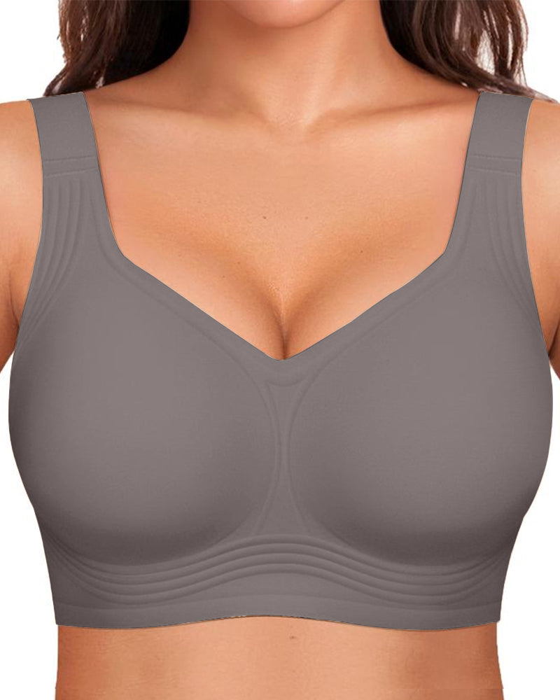 Comfortable Wireless Full Coverage Jelly Smoothing Bra