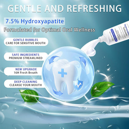 Hydroxyapatite Toothpaste - Fluoride-Free Nano Hydroxyapatite Toothpaste | Enamel Repair | Breath Freshening