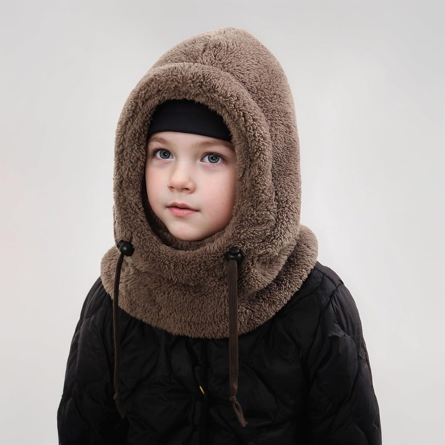 Adjustable Kids Fleece Ski Mask | Windproof Warm Hat