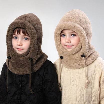 Adjustable Kids Fleece Ski Mask | Windproof Warm Hat