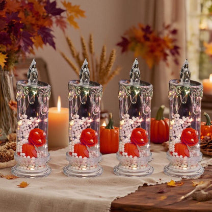 A set of 4 LED crystal candle lights ✨