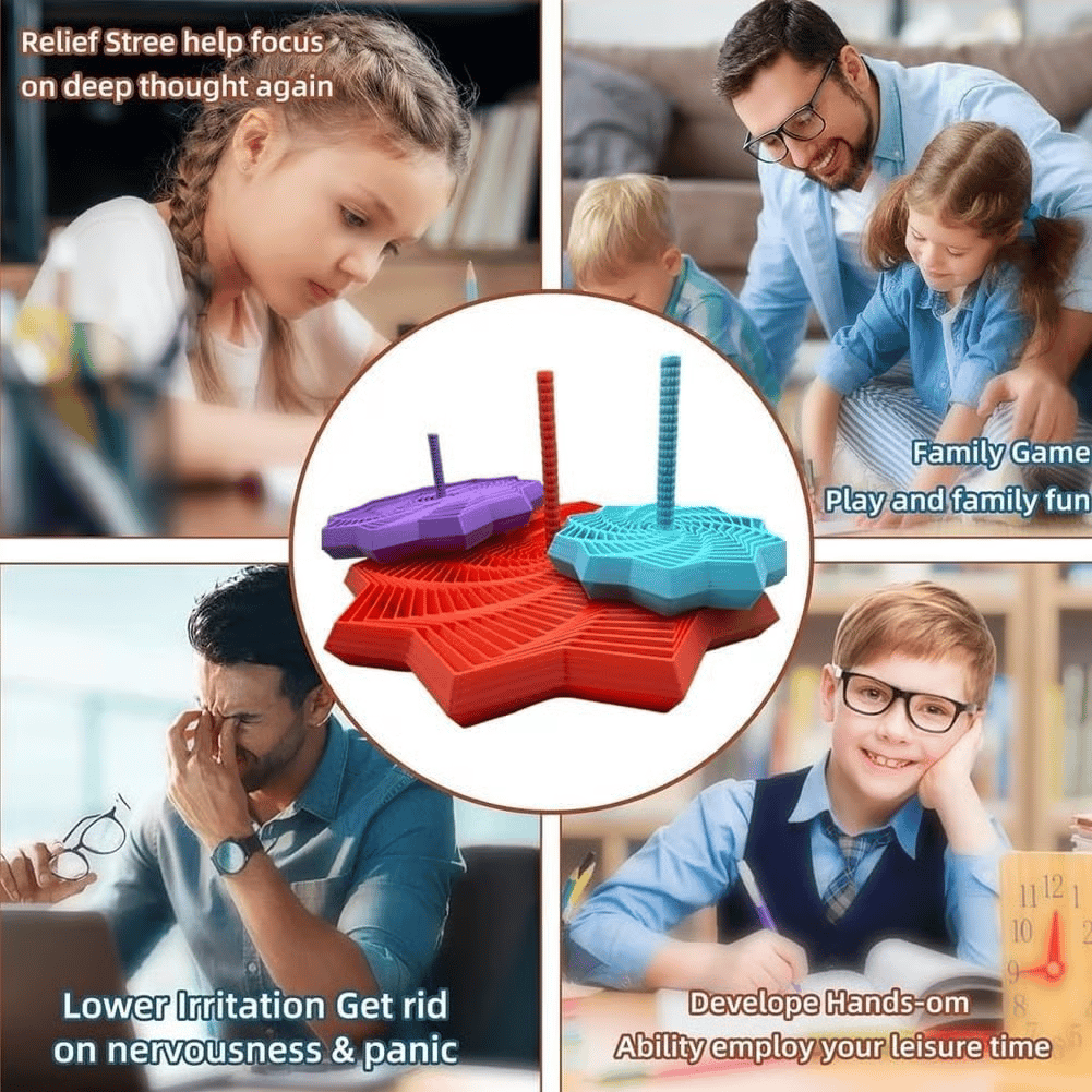 🎁3D Printed Expanded Sensory Fidget Star