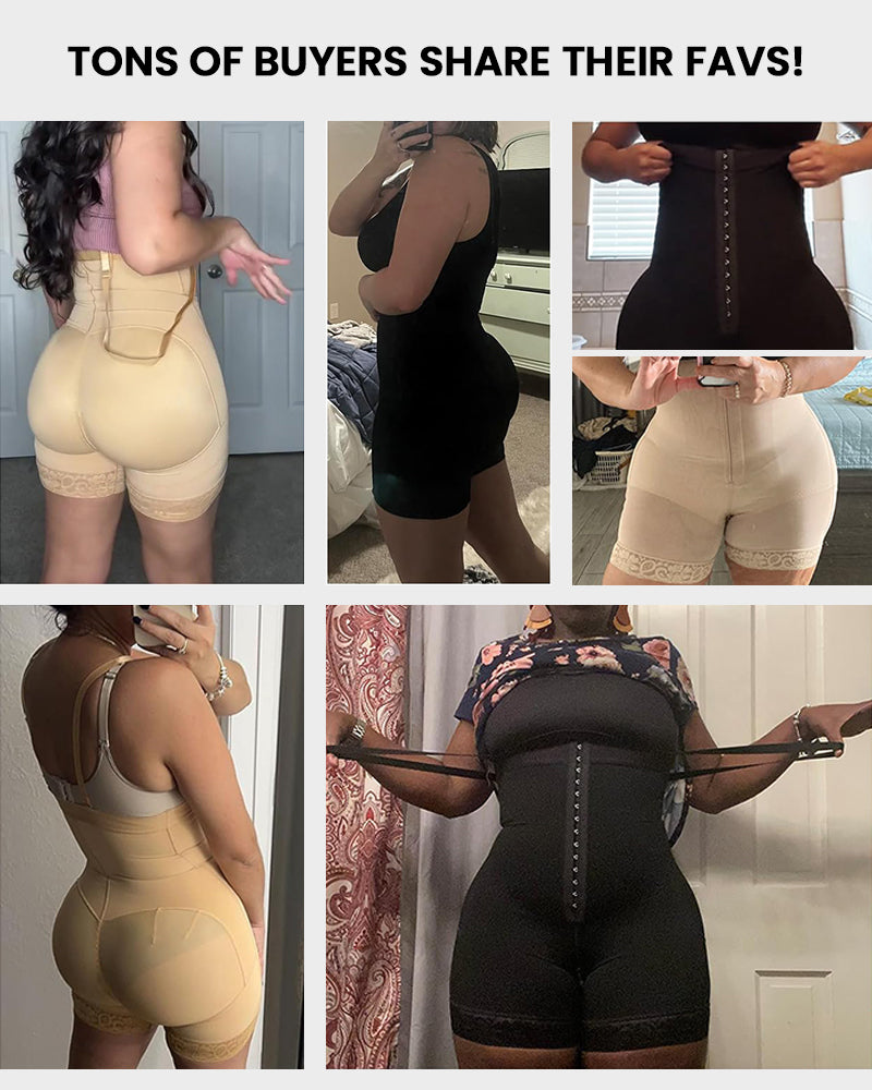 Tummy Control Butt Lifter Bodysuit BBL Fajas