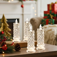 Clear Candles - Set of 4