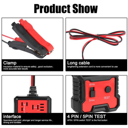 Automotive Relay Tester Tool for Winter, 12V/24V Car Relay Tester, Automotive Relay Tester Tool  ﻿