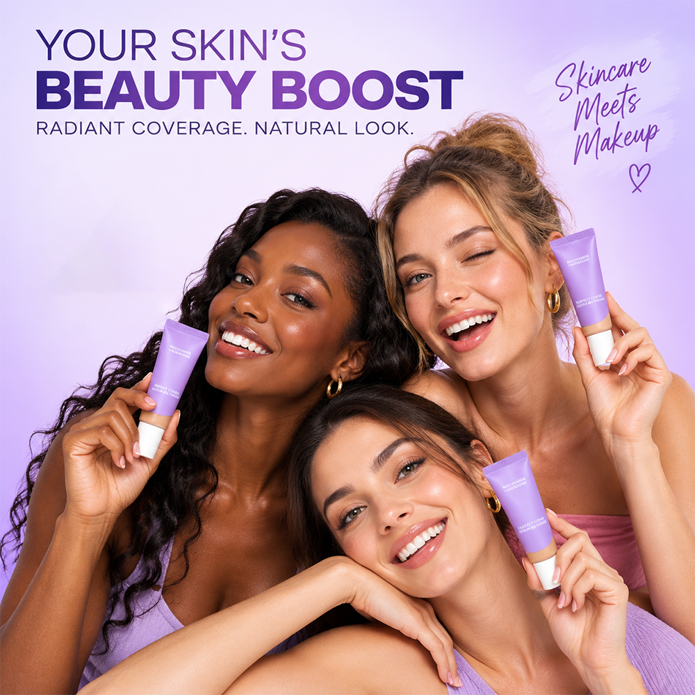 New Design🌟Perfect Cover Serum BB Cream