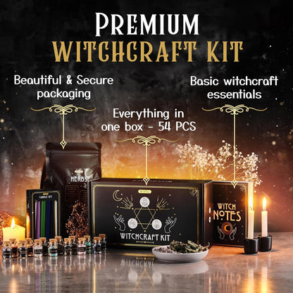 Witchcraft Supplies Kit for Witch Altar