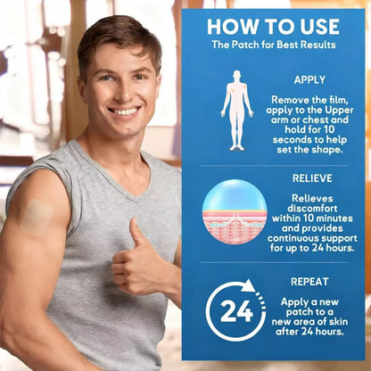 FDA Approved Oveallgo® DoubleNano COPD Relief Patch (💝 Cough, wheezing, shortness of breath, sputum, stuffy nose, bronchitis, bronchitis, allergy symptoms, lung discomfort🫁)