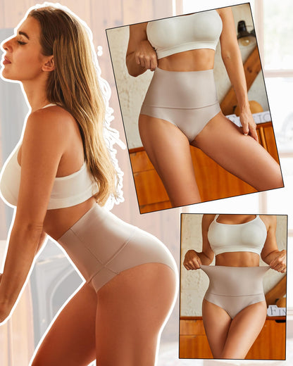 Violetate® 3-Pack High Waisted Tummy Control Briefs