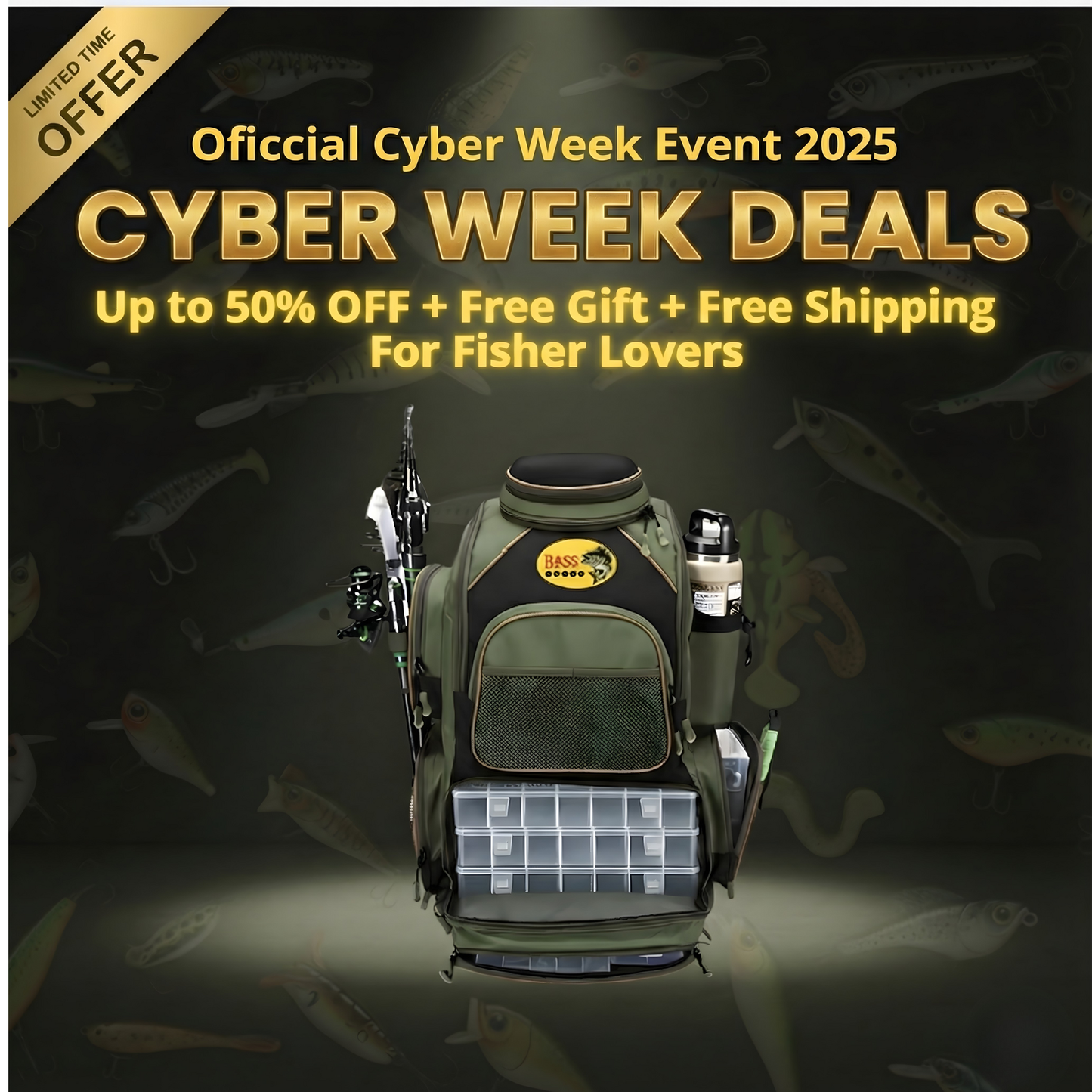 Fishing Tackle Backpack