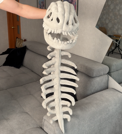 Lumiieren™ 3D Plush Dinosaur Skeleton Costume Set