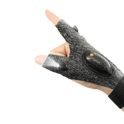 LED Light Fishing Gloves – Lightweight & Breathable