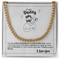 14K Gold Over Stainless Steel Cuban Link Chain